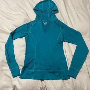 Arc’teryx Escala Teal Pullover Long Sleeve Hoodie Size Small
